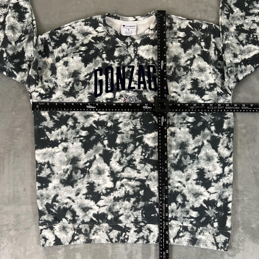Gonzaga Bulldogs Sweatshirt Mens XL Gray Tie Dye NCAA Basketball Champion - Picture 4 of 8